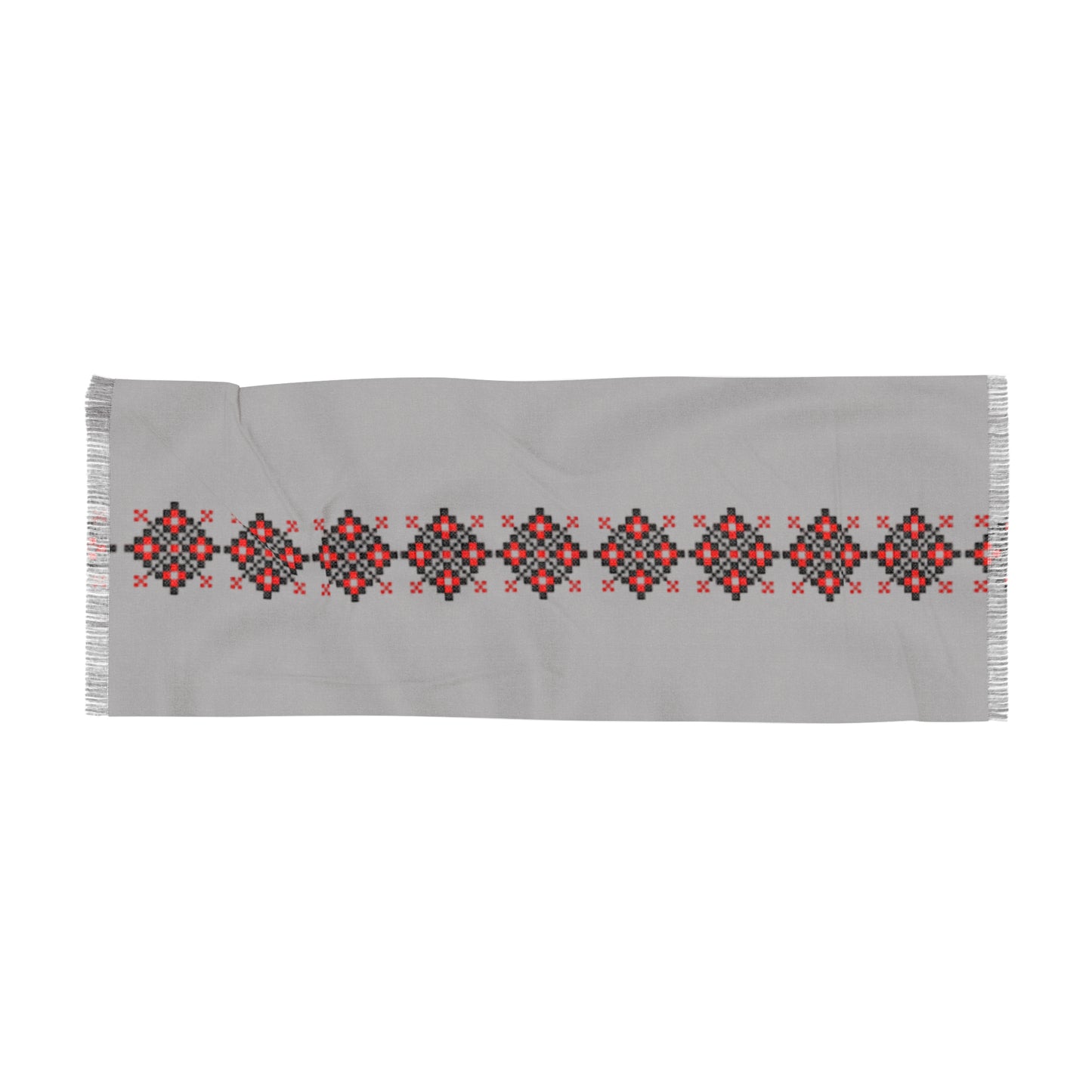 Cozy Light Scarf - Folcloric Design