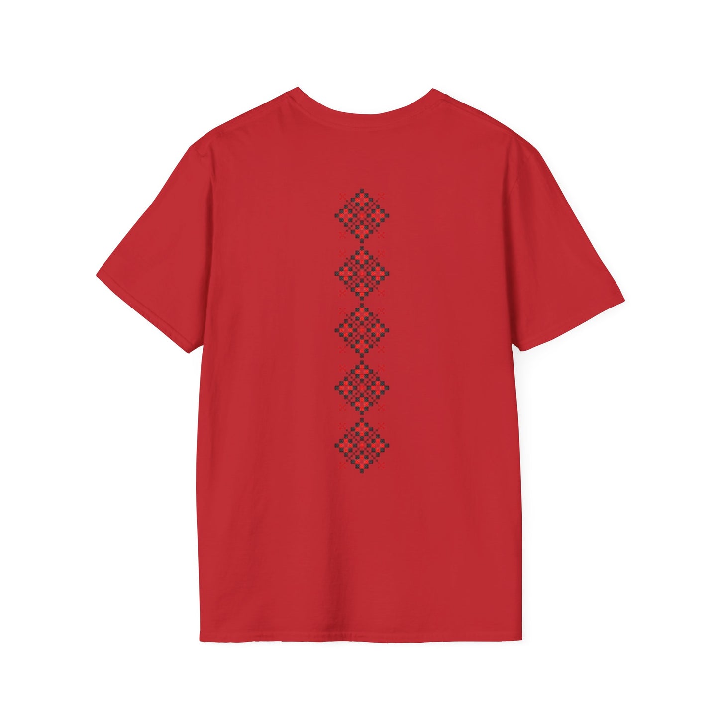 Folkloric Floral Unisex Softstyle T-Shirt - Perfect for Casual Days and Festivals