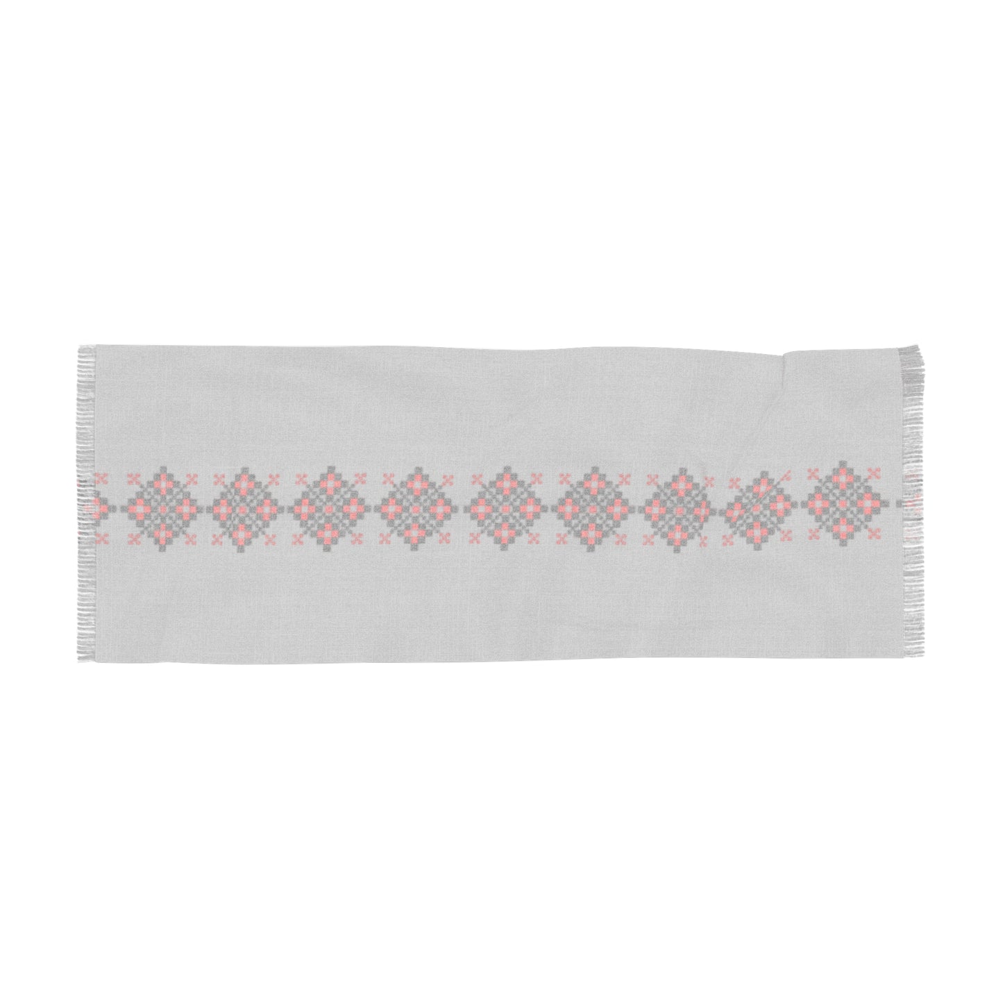 Cozy Light Scarf - Folcloric Design