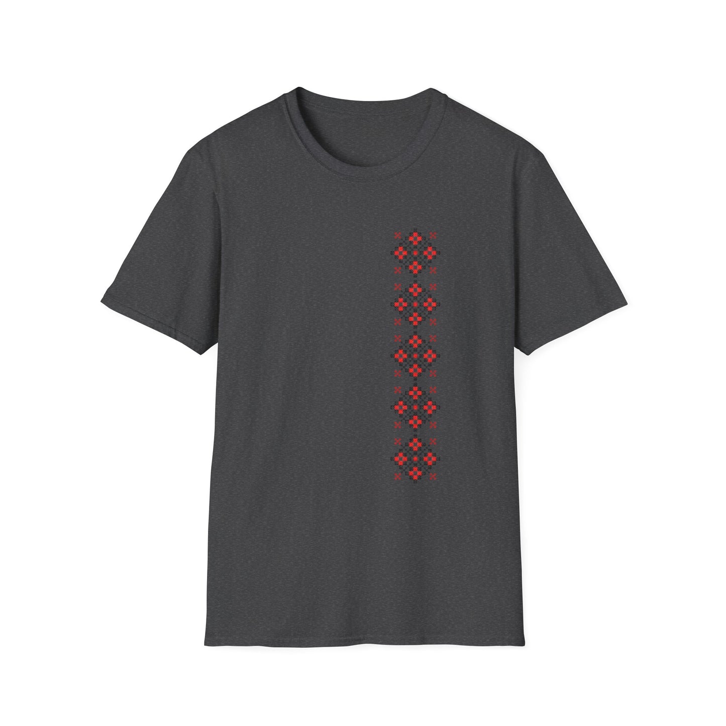 Folkloric Floral Unisex Softstyle T-Shirt - Perfect for Casual Days and Festivals