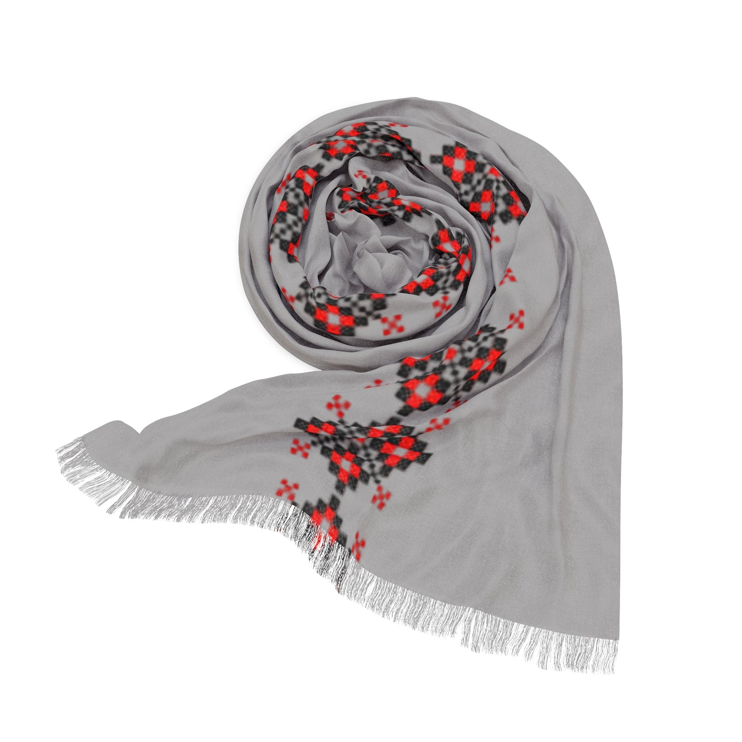 Cozy Light Scarf - Folcloric Design