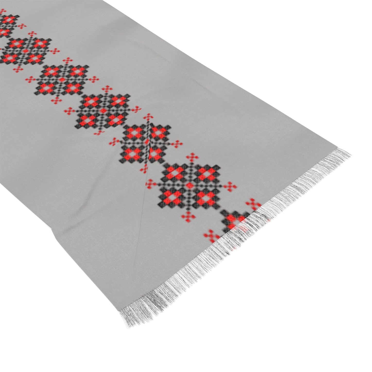 Cozy Light Scarf - Folcloric Design