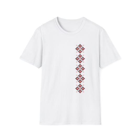 Folkloric Floral Unisex Softstyle T-Shirt - Perfect for Casual Days and Festivals